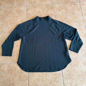 Dark Green Fleece Pullover Sweater (2X)